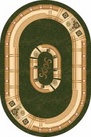 Ковер Да Винчи 5263 GREEN овал 