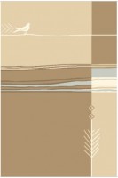 Ковер Agnella Agnus Bird dark beige