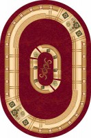 Ковер Да Винчи 5263 RED овал 