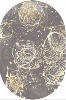 Ковёр  Agnella Alabaster - Kianta W graphite Овал