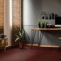 AW Color Rib 19 Fiesta ковролин Колор Риб бордовый