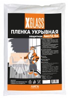 Пленка укрывная полиэтиленовая X-Glass 4м х 12,5 м, 5 мкм