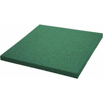 Резиновая плитка 16 мм зеленая