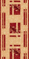 Ковровая дорожка Лагуна 5985 BEIGE-RED 