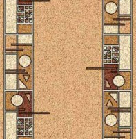 Ковровая дорожка Лагуна ALB3 BEIGE 