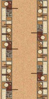 Ковровая дорожка Лагуна ALB3 BEIGE 