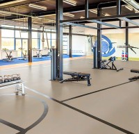 Marmoleum Sport 83020 beige спортивное натуральное покрытие Мармолеум спорт бежевый
