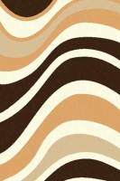 Ковер Шегги Ультра S607 BEIGE-BROWN