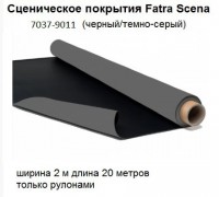 Сценический линолеум Fatra Scena 7037-9011 черн/т.серый