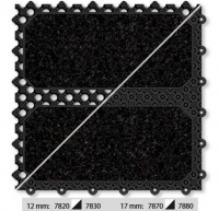 Грязезащитные дорожки и коврики Coral Click 7820/7870/7830/7880 vulcan black