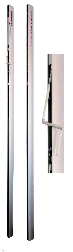 Профессиональные алюминиевые волейбольные стойки с внутренним механизмом натяжения сетки PESMENPOL