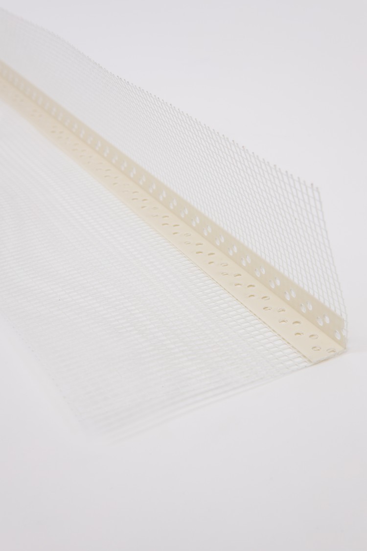Профиль угловой ПВХ с армирующей сеткой FasadPro 2,5 м, 10х15 см, 50 шт/уп, (рукав)