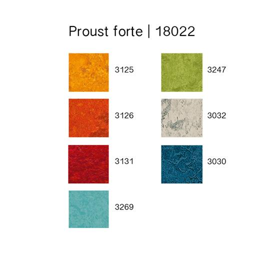 Marmoleum meets Mendini Proust 18022 Proust Forte