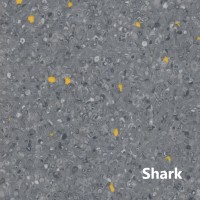 Fortis Линолеум Фортис Shark серый c желтым