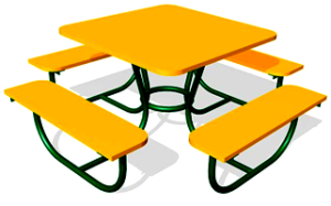 Детские скамейки и парковые столы 1-104