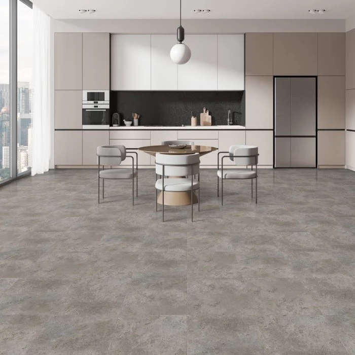 APOLUZA LVT STONE POROUS TRAVERTINE 45,72х45,72 см клеевая ПВХ Аполуза камень пористый коричневый
