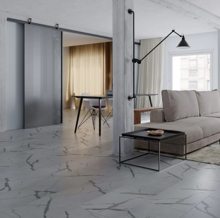 Vinilam CERAMO Glue 87999 Греческий Мрамор плитка ПВХ Винилам Керамо клеевая