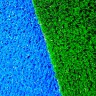 Искусственная трава REKOS - зеленая, белая, желтая, синия