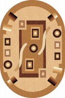 Ковер Лагуна D043 BEIGE овал  