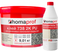Клей Homaprof 738 2K PU полиуретановый для паркета