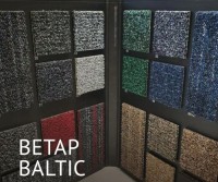 Betap Baltic 7387 ковровая плитка Балтик серый полосатый