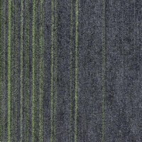 Intrefloor FIRT 555D ковровая плитка Фирт серо-зелёный полосатый