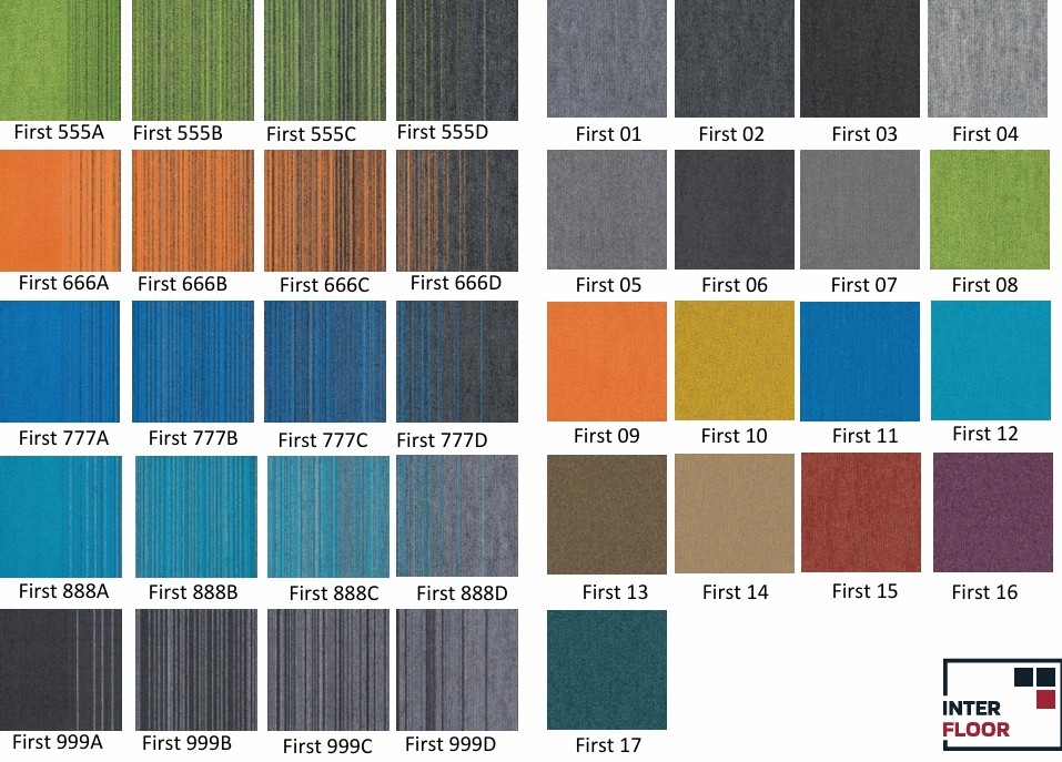 Intrefloor FIRT 666A ковровая плитка Фирт оранжево-серый полосатый Intrefloor FIRT 666A ковровая плитка Фирт оранжево-серый полосатый