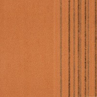 Intrefloor FIRT 666A ковровая плитка Фирт оранжево-серый полосатый