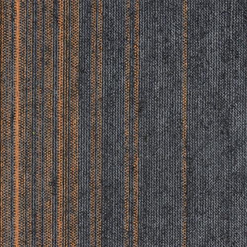Intrefloor FIRT 666D ковровая плитка Фирт серо-оранжевый полосатый Intrefloor FIRT 666D ковровая плитка Фирт серо-оранжевый полосатый