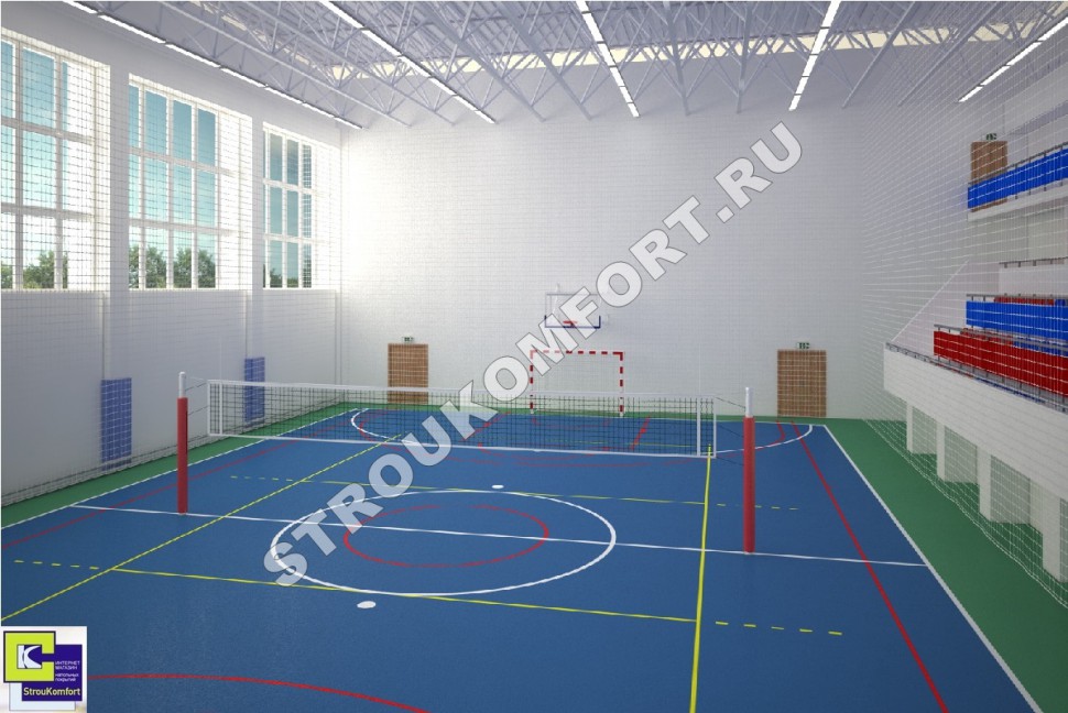 3D-модель спортивных залов №4