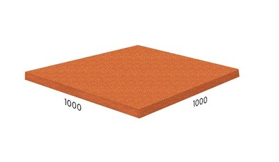 Резиновая плитка Rubblex Standart Оранжевый