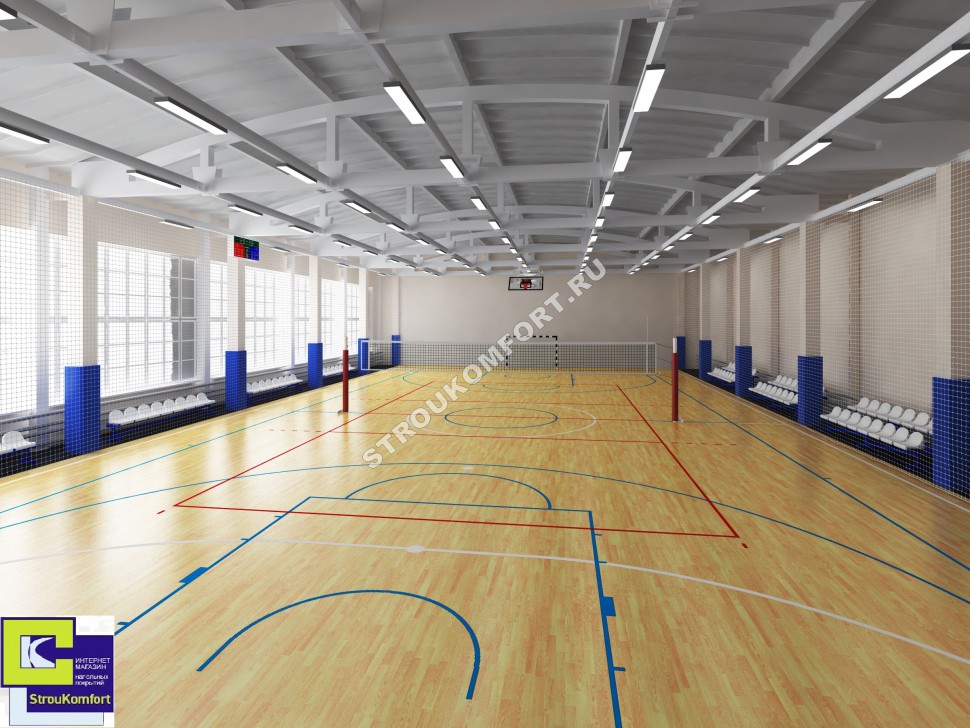 3D-модель спортивных залов №5