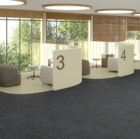 DESSO GRAIN B867 9501 Ковровая плитка Дессо Грейн серый