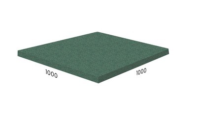 Резиновая плитка Rubblex Standart Зеленый