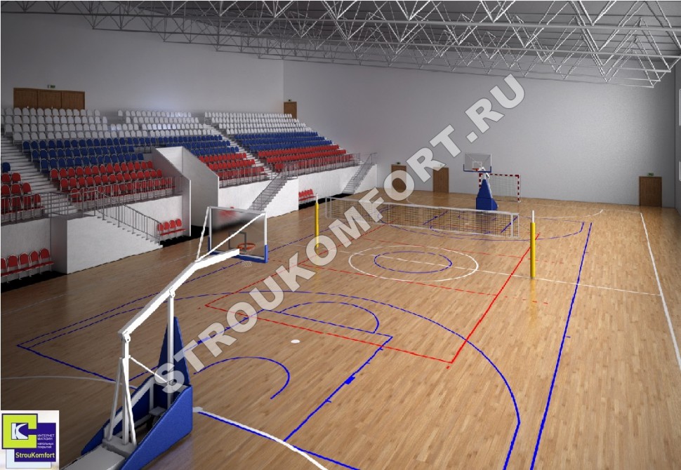 3D-модель спортивных залов №7
