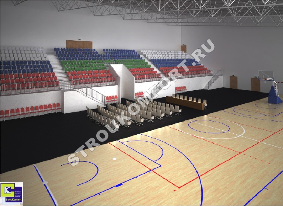 3D-модель спортивных залов №10
